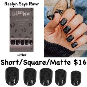 Red Aspen Black Leopard Press-On Nails